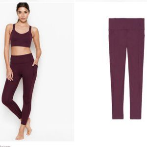 VS 8 High Rise Legging 27" Inseam Workout Exercise Pants Comfy Cute NWT